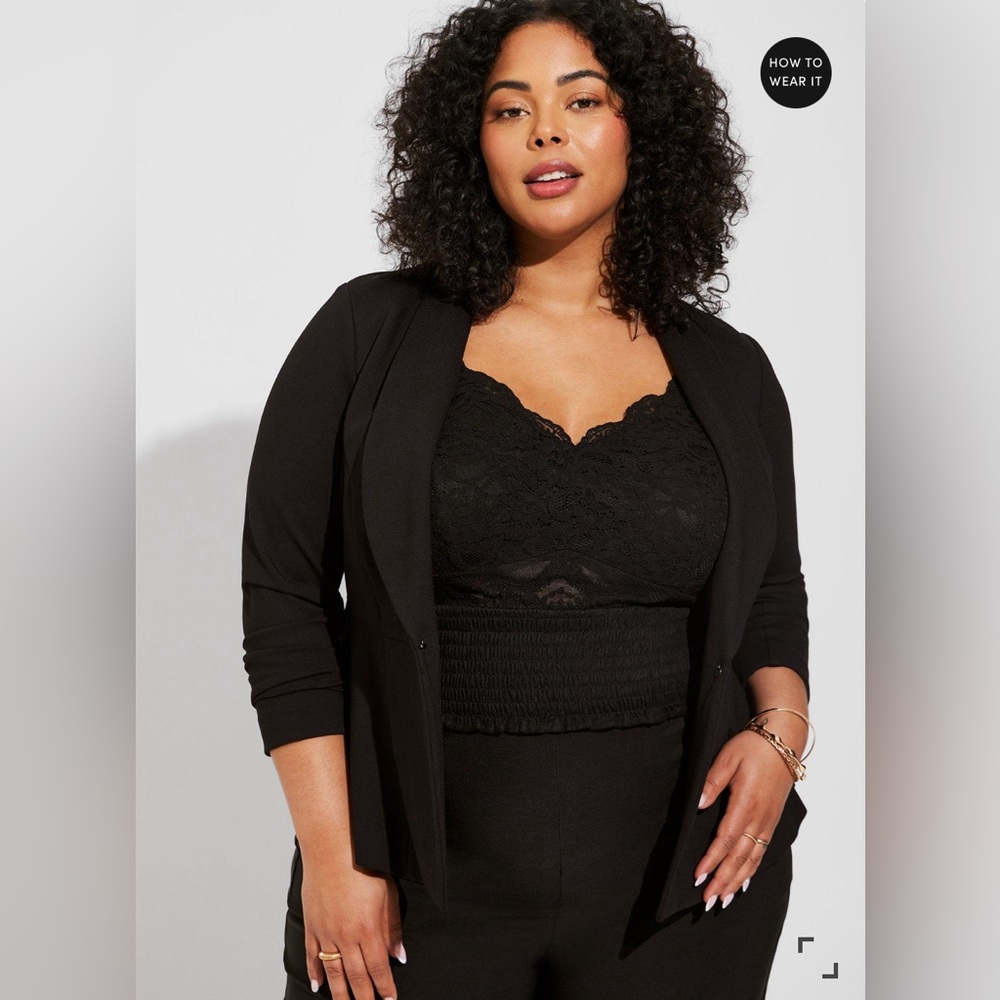 TORRID Black Blazer Plus Size 3X